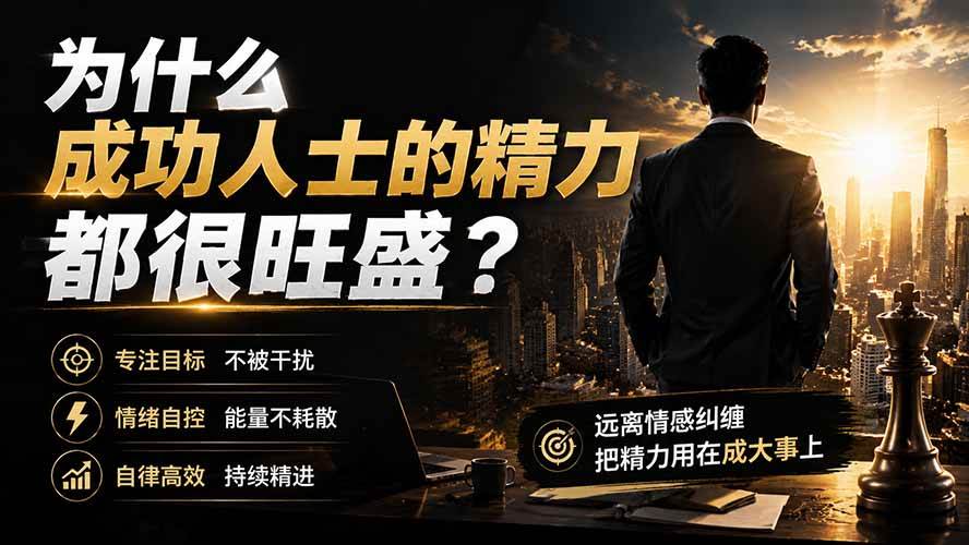 (8.09)付费文章：为什么成功人士的精力都很旺盛？